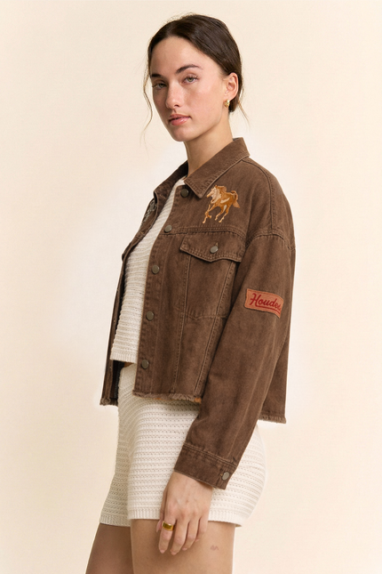 Rodevelle Jacket — Brown side