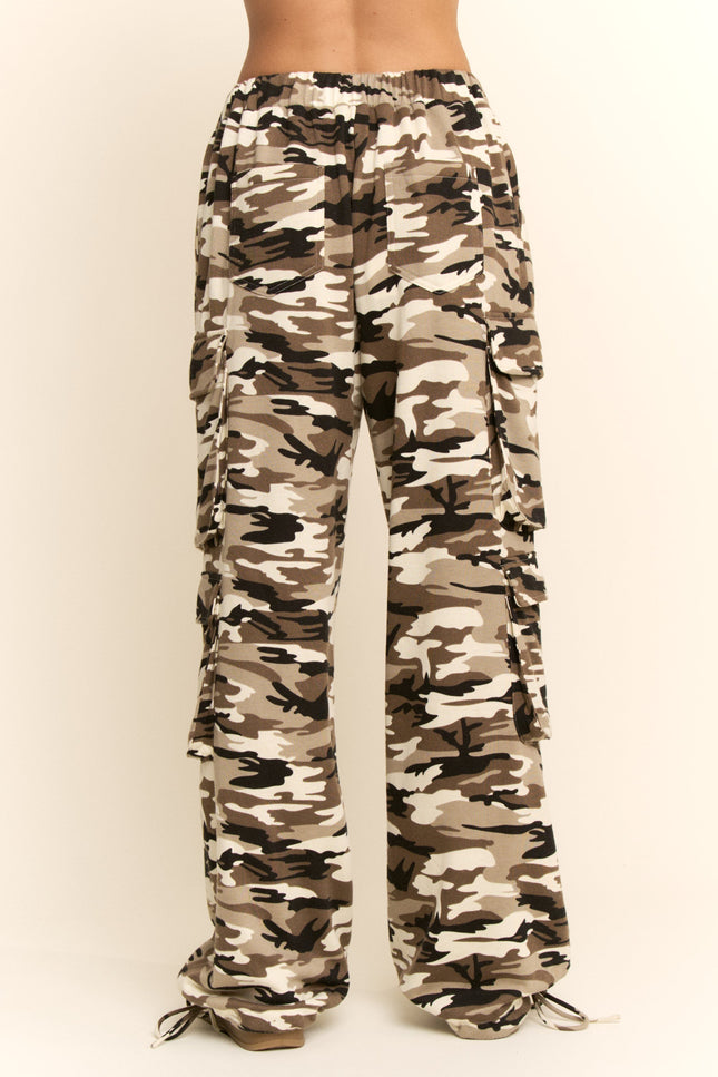 Scout Cargo Pants — Sand Camo back