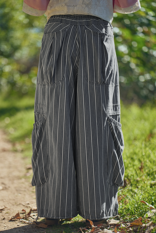 Rill Jeans — Charcoal Denim back