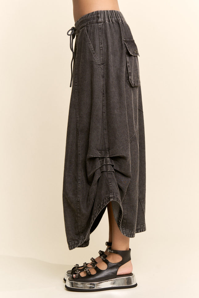 Orelune Skirt — Black side