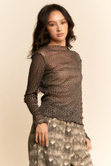 Gossamer Mesh Top