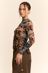 Novella Mesh Top
