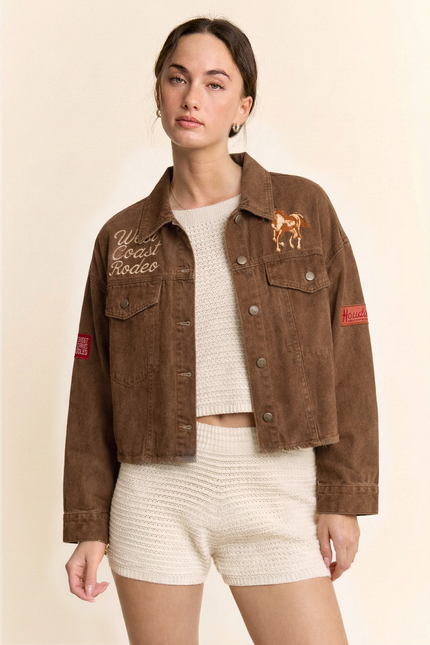 Rodevelle Jacket — Brown front