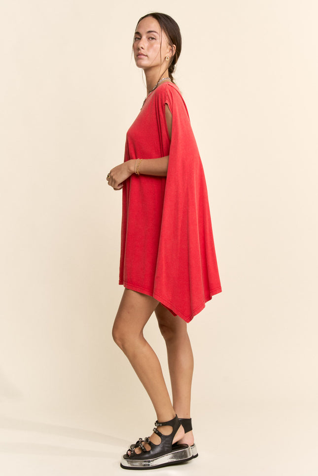 Tidefall Dress — Red side
