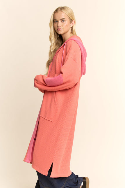 Cendrelle Jacket — Coral Red side