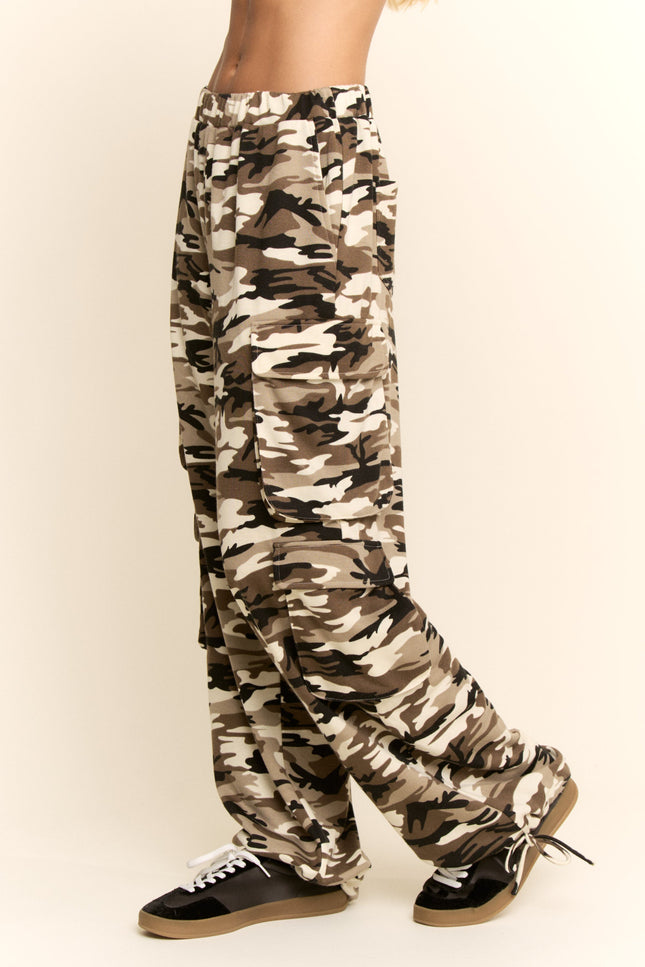 Scout Cargo Pants — Sand Camo side