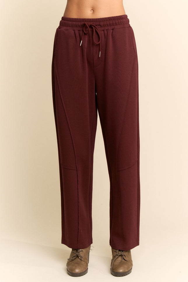 Fells Pants — Burgundy front