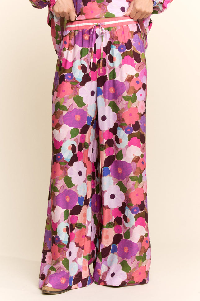 Pomelia Pants — Berry Pink front