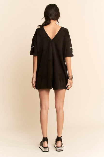 Vystra Romper — Black back