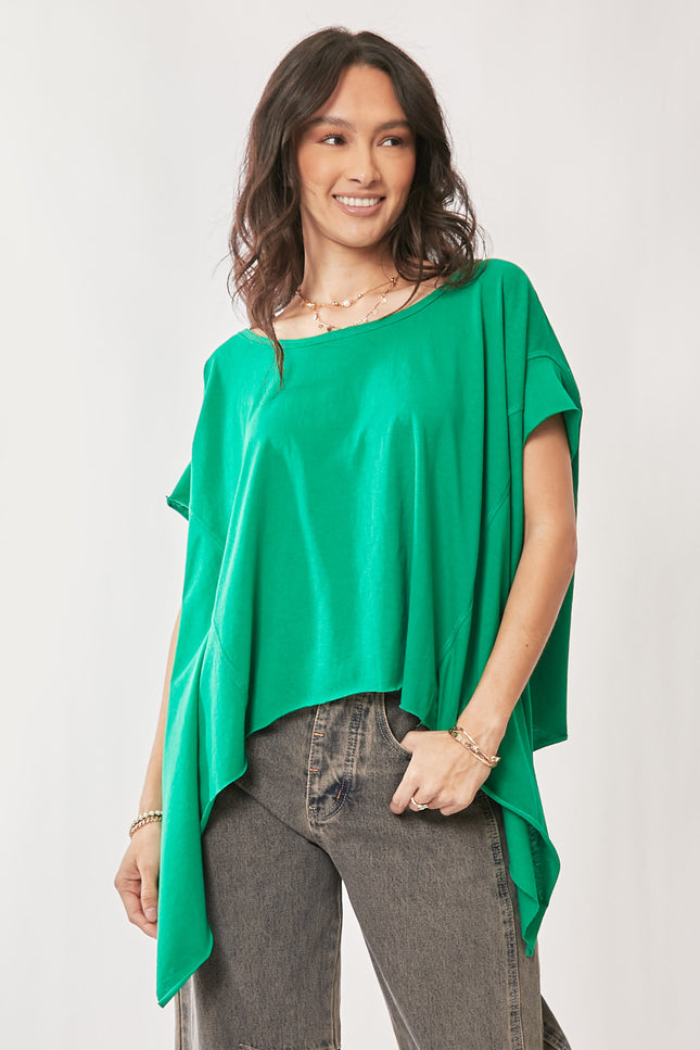 Arielle Top — Green front