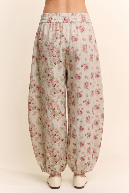 Floravienne Pants — Cloud Cream back