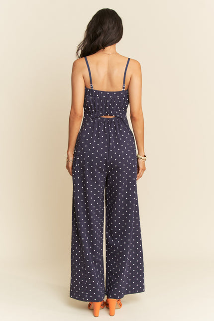 Vallorie Jumpsuit — Navy back