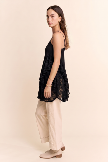 Evanthine Top — Black side