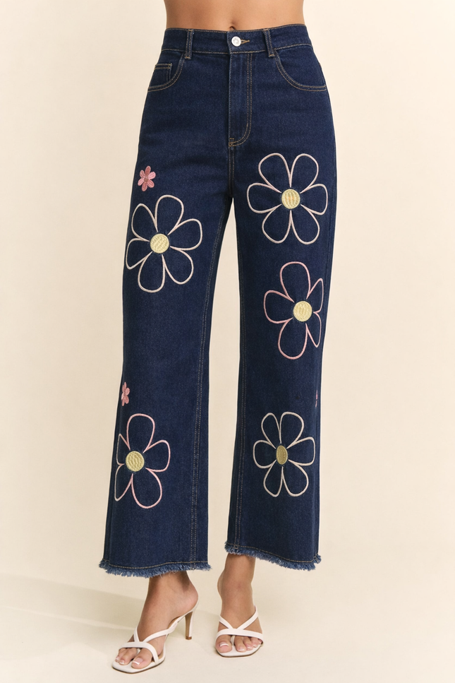 Meadow Jeans — Dark Denim front