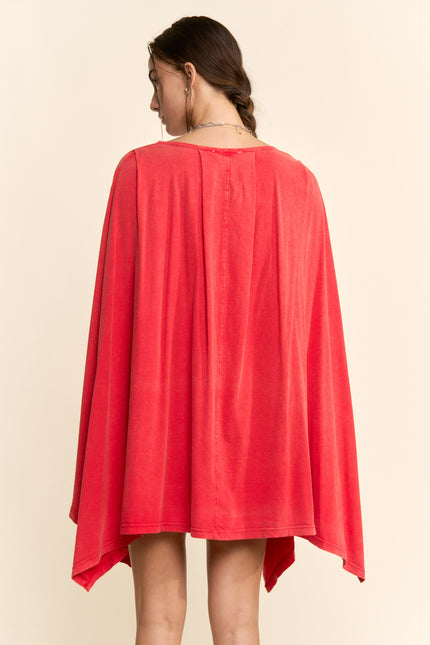 Tidefall Dress — Red back