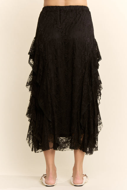 Filigree Skirt — Black back