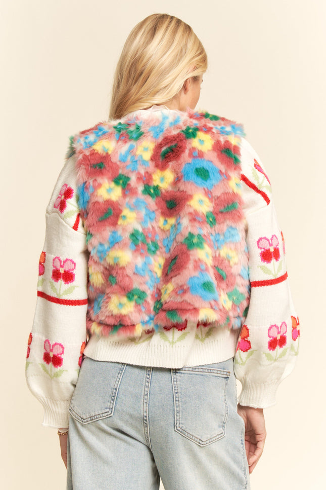 Hollin Vest — Blush Pink back