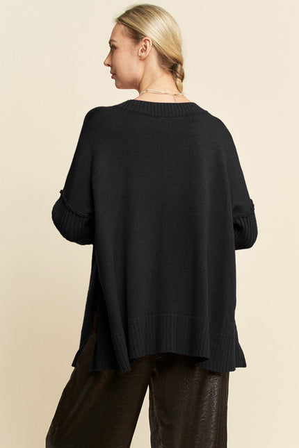 Cavienne Sweater — Black back