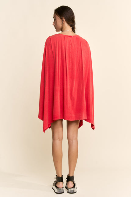 Tidefall Dress — Red back