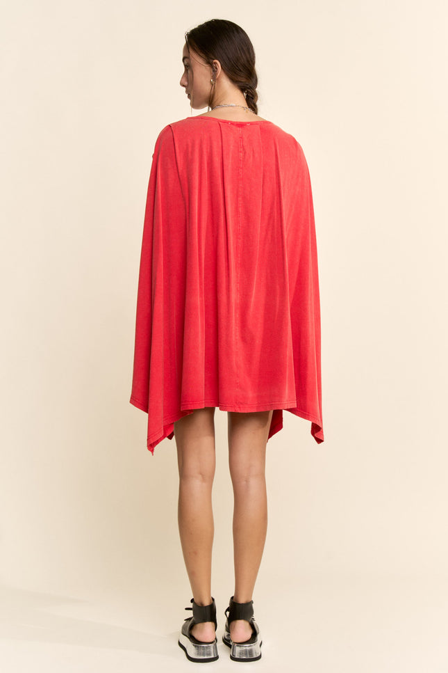 Tidefall Dress — Red back