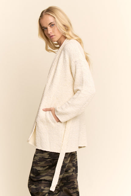 Romer Cardigan — Cream side