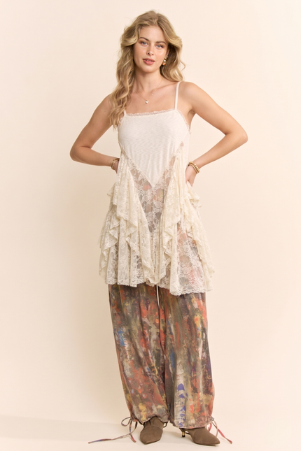 Evanthine Top — Cream front