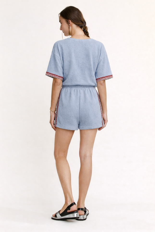 Celia Set — Blue Grey back