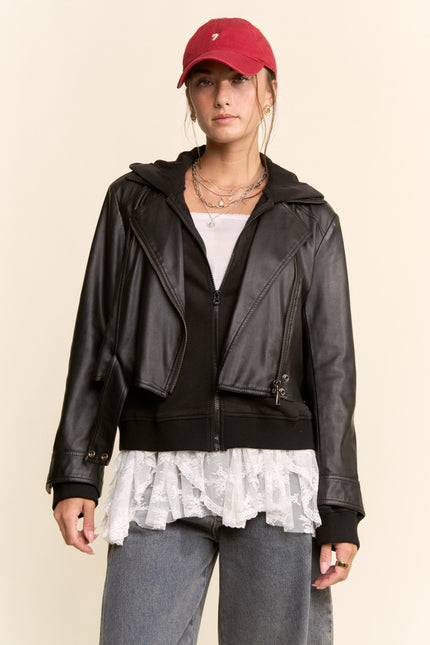Vantrel Jacket — Black front