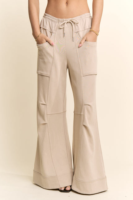 Cressida Pants — Taupe front