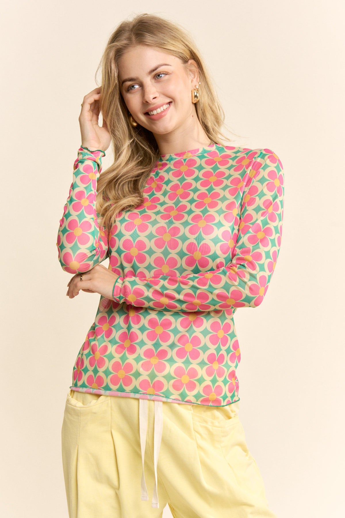 Parterre Mesh Top