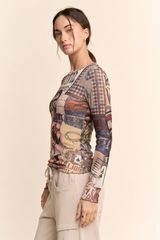 Prairie Mesh Top