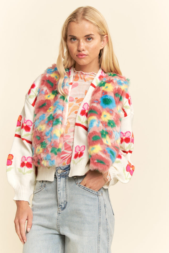 Hollin Vest — Blush Pink front