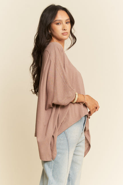 Velair Tee — Mocha Mousse side