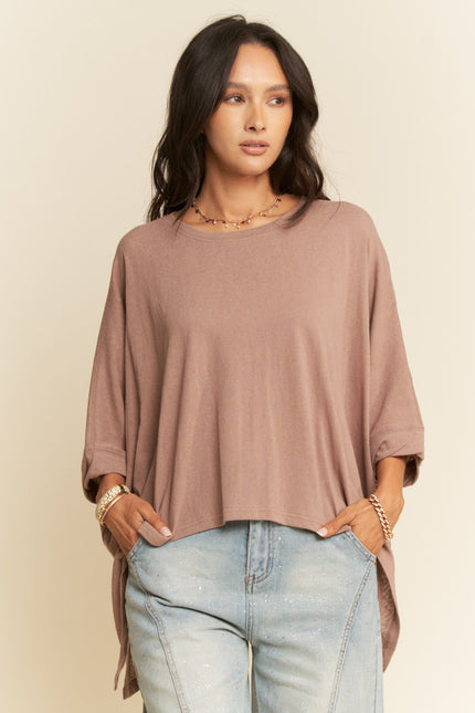 Velair Tee — Mocha Mousse front