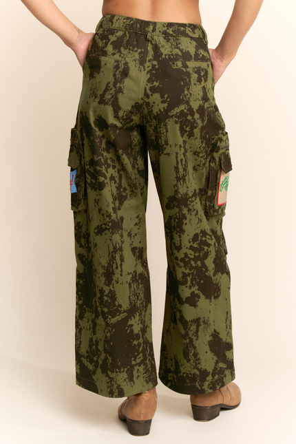 Caldera Pants — Army Green back