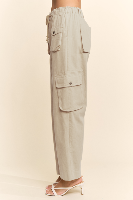 Aldenne Pants — Taupe side