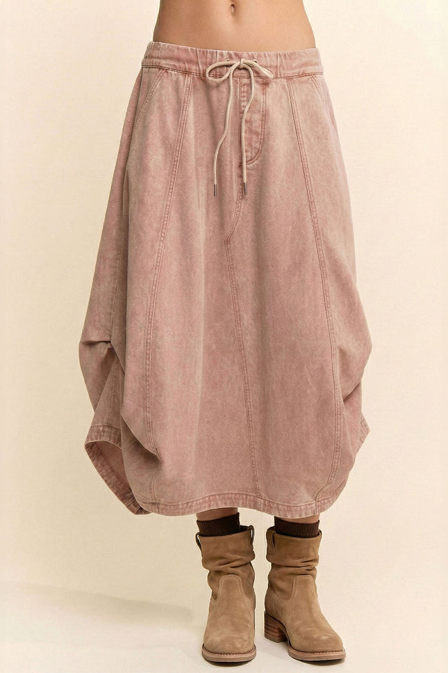 Orelune Skirt — Pink front