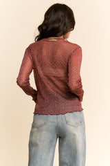 Gossamer Mesh Top