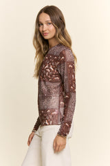 Cavessa Mesh Top