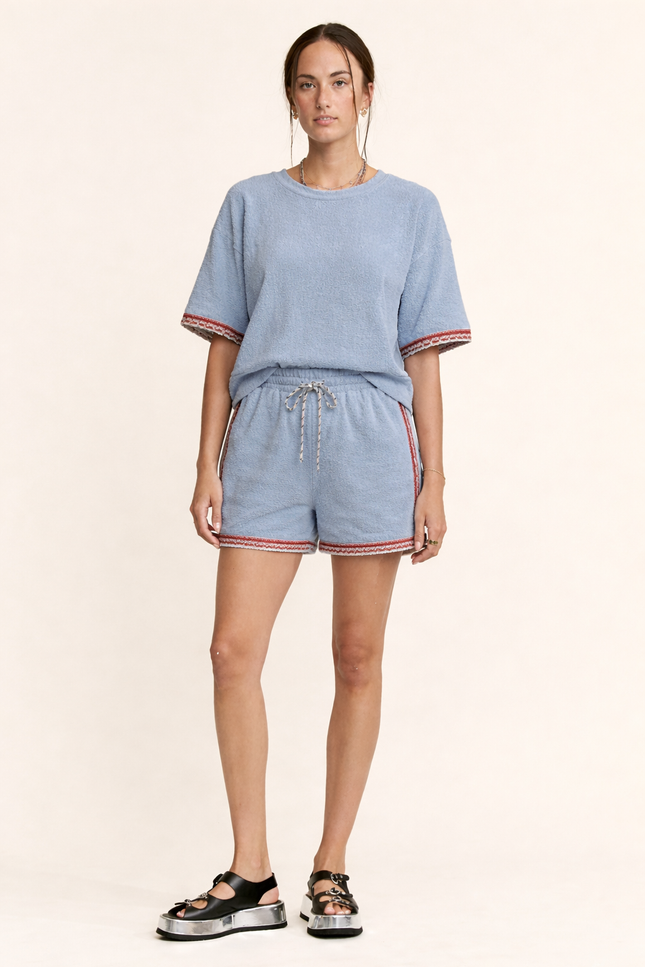 Celia Set — Blue Grey front