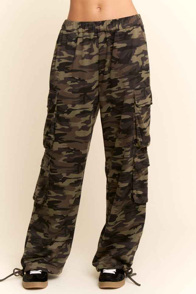 Scout Cargo Pants — Dark Forest Camo front