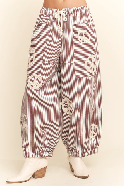 Crellin Pants — Burgundy front