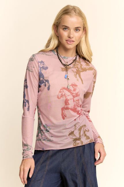 Ryth Mesh — Dusty Pink front