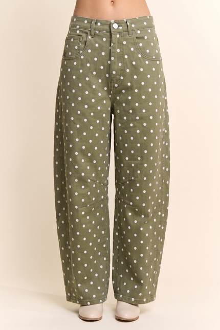Fiora Pants — Olive front