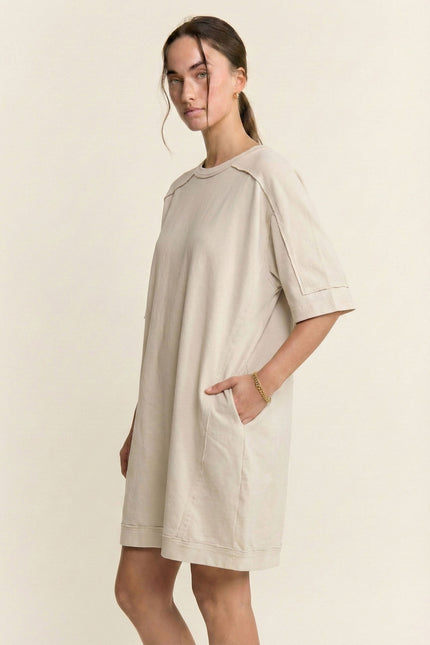 Olivane Dress — Cloud Cream side