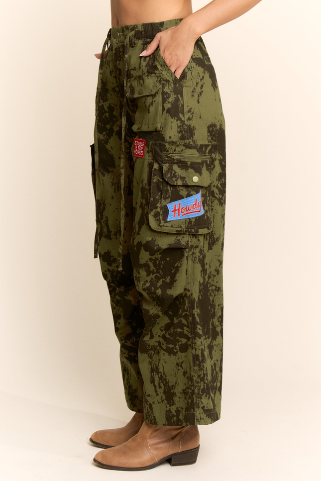 Caldera Pants — Army Green side