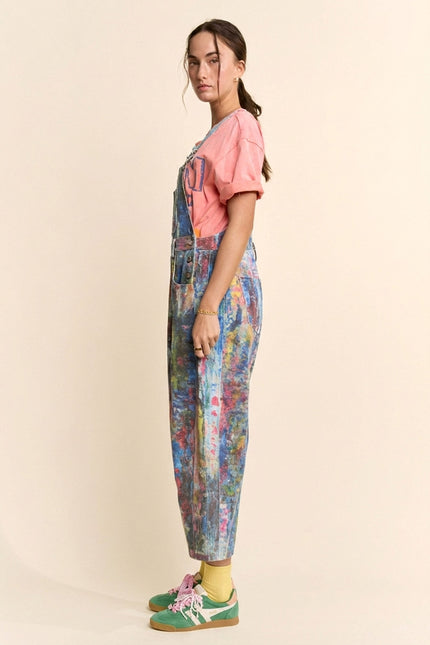 Juna Romper — Cobalt Pink side