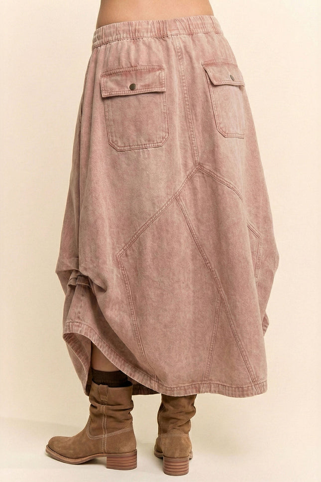 Orelune Skirt — Pink back