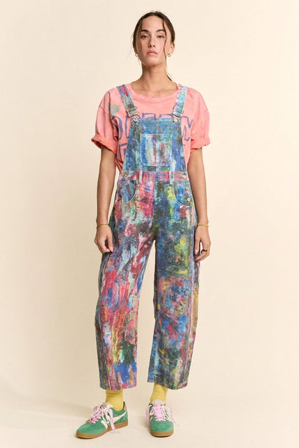Juna Romper — Cobalt Pink front