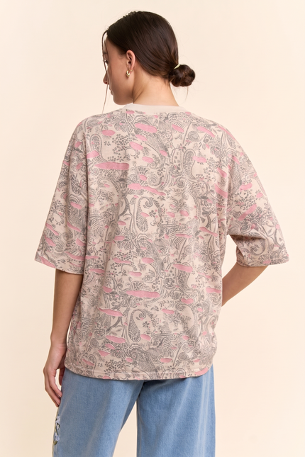 Ghent Top — Pink Peach back
